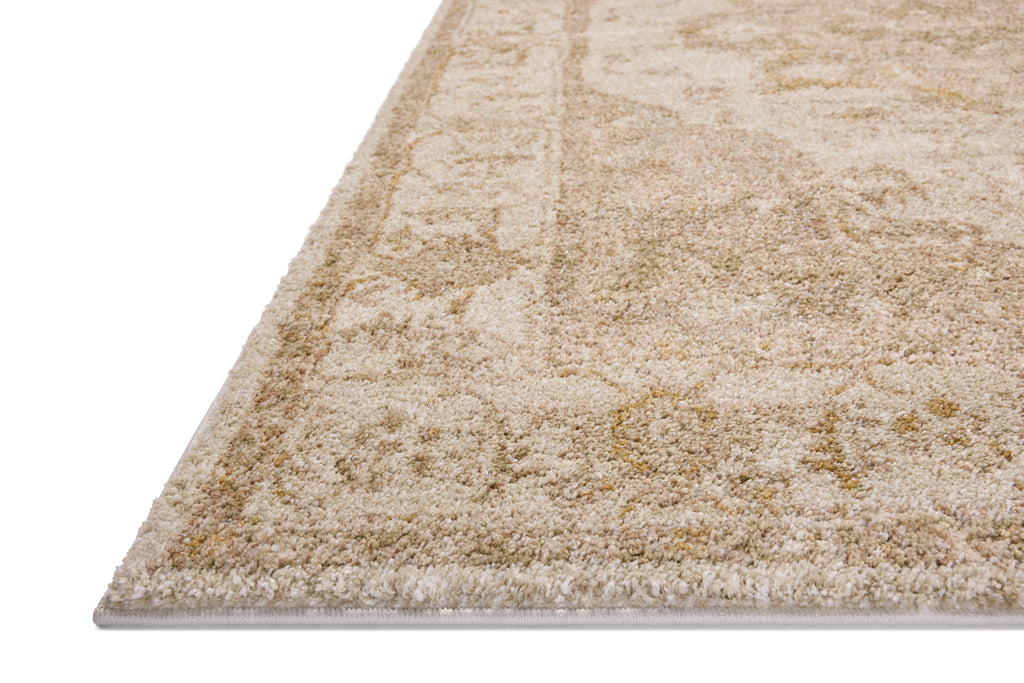 Loloi Tamryn Natural / Blush 2'-7" x 4' Accent Rug Beige Accent Power-Loomed Polypropylene