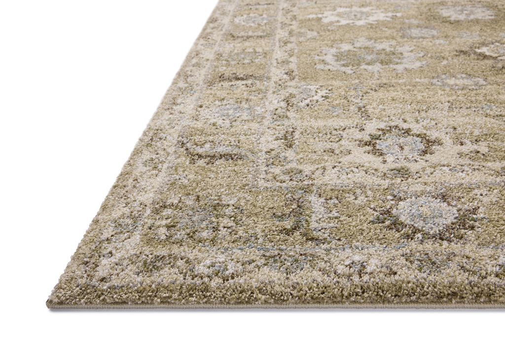 Loloi Tamryn Sage / Stone 2'-7" x 4' Accent Rug Green Accent Power-Loomed Polypropylene