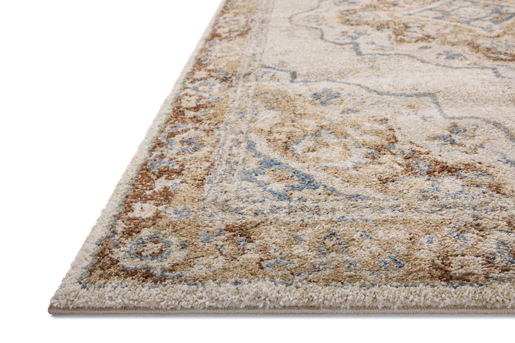 Loloi Tamryn Natural / Multi 2'-7" x 4' Accent Rug Beige Accent Power-Loomed Polypropylene