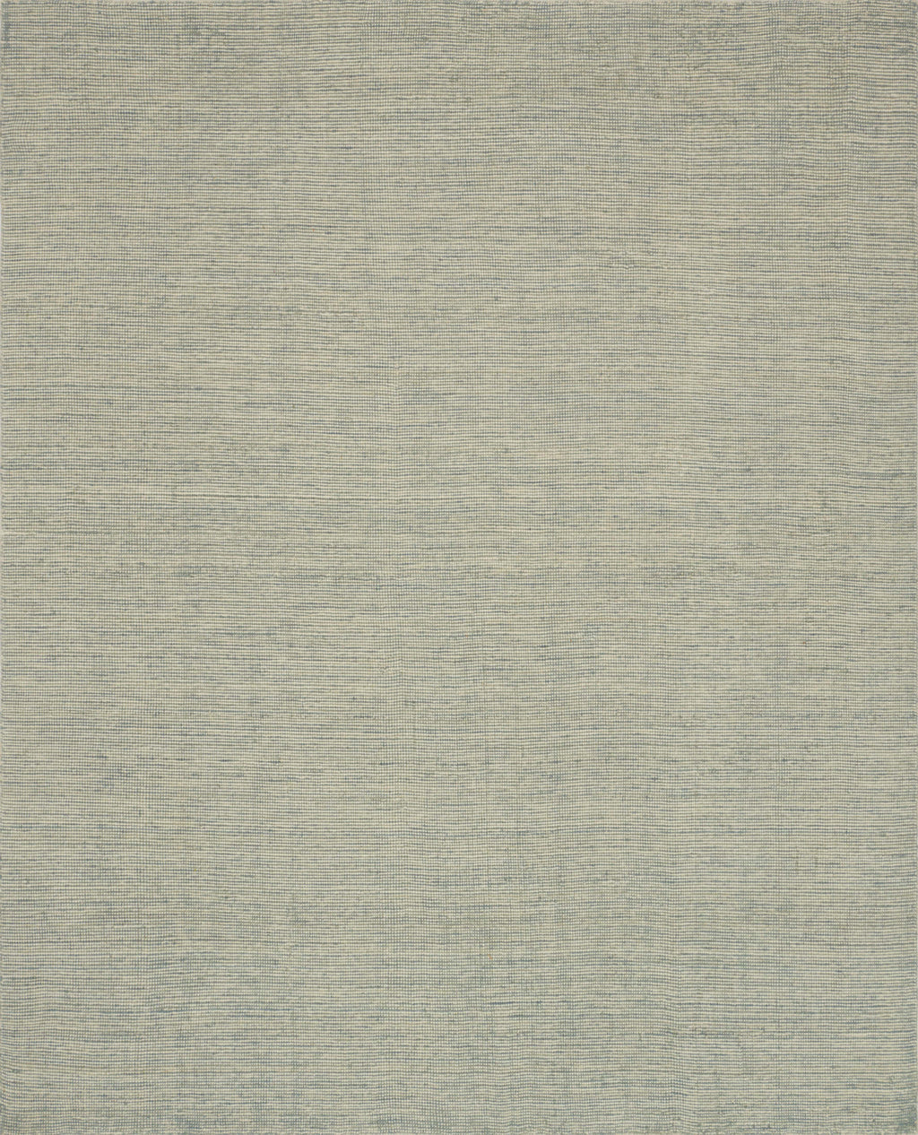 Loloi Villa Lt. Blue 2'-0" x 3'-0" Accent Rug Blue Accent Hand-Loomed Wool
