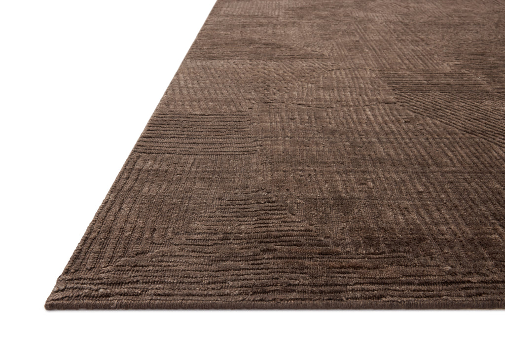 Loloi Woods Bark 18" x 18" Sample Rug Beige sample Hand-Woven Rayon/Wool