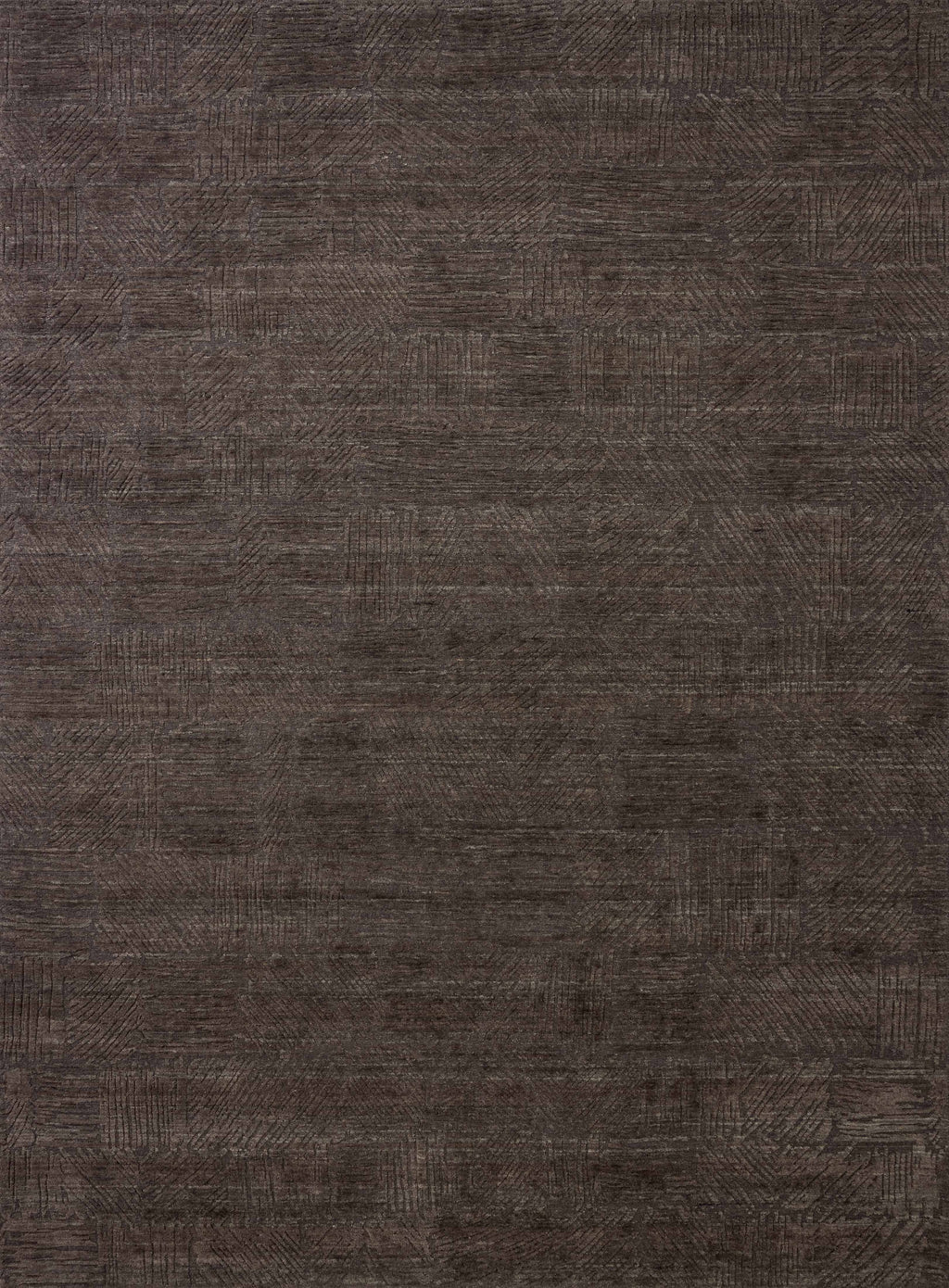 Loloi Woods Granite 18" x 18" Sample Rug Gray sample Hand-Woven Rayon/Wool