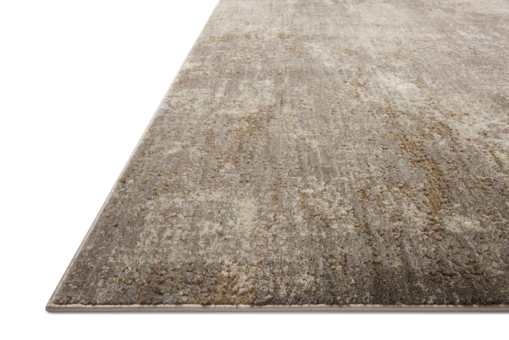 Loloi Wyatt Granite / Natural 2'-6" x 4'-0" Accent Rug Gray Accent Power-Loomed Polypropylene/Polyester