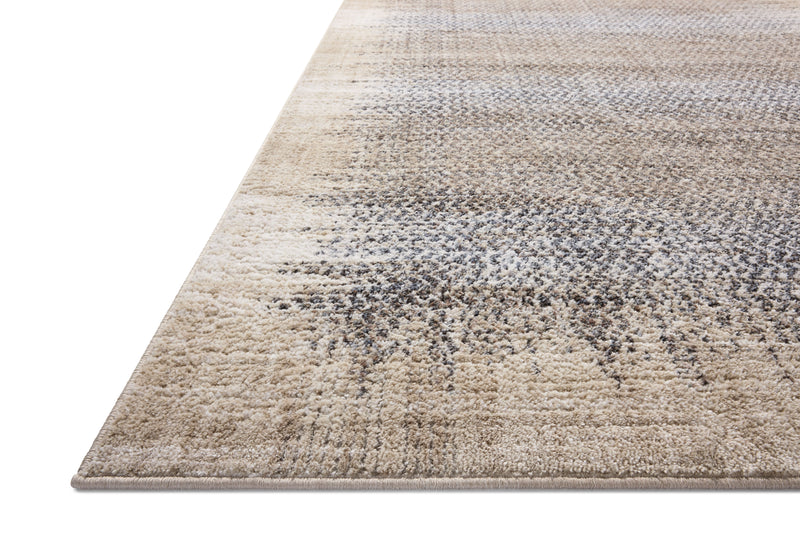 Loloi Wyatt Stone / Beige 2'-6" x 4'-0" Accent Rug Gray Accent Power-Loomed Polypropylene/Polyester