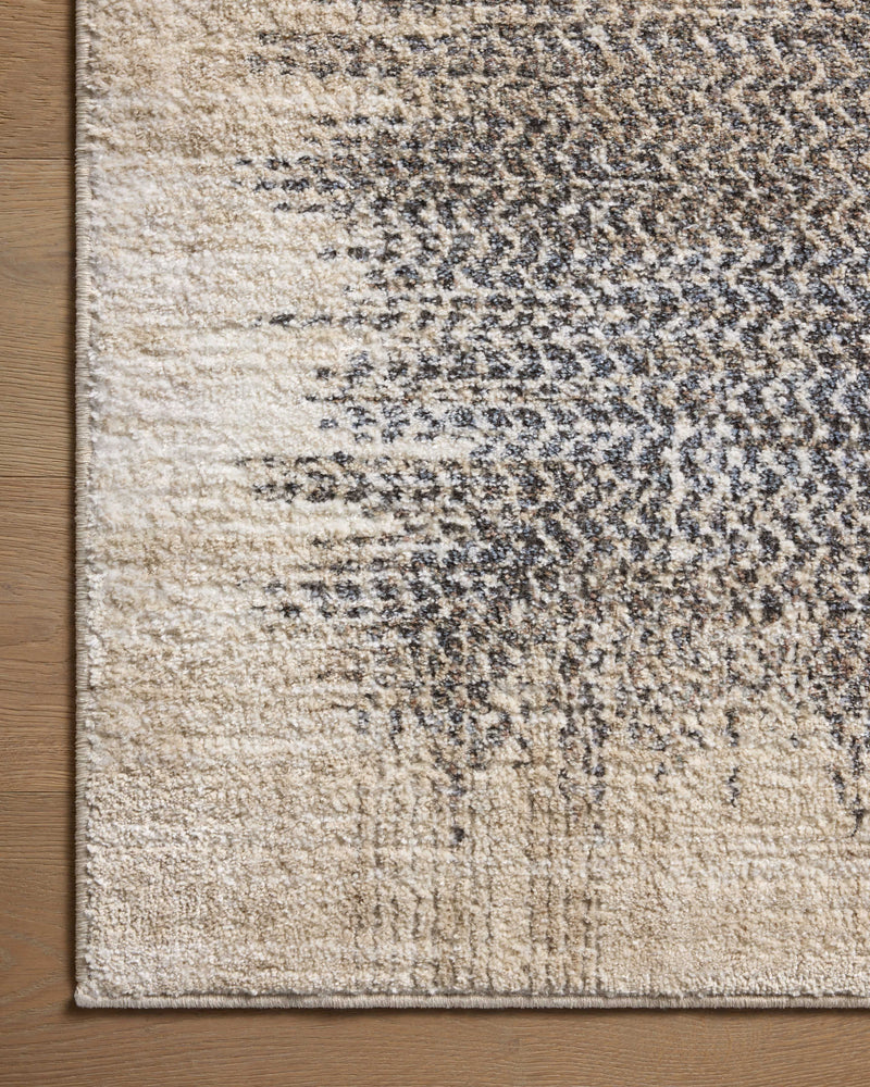 Loloi Wyatt Stone / Beige 2'-6" x 4'-0" Accent Rug Gray Accent Power-Loomed Polypropylene/Polyester