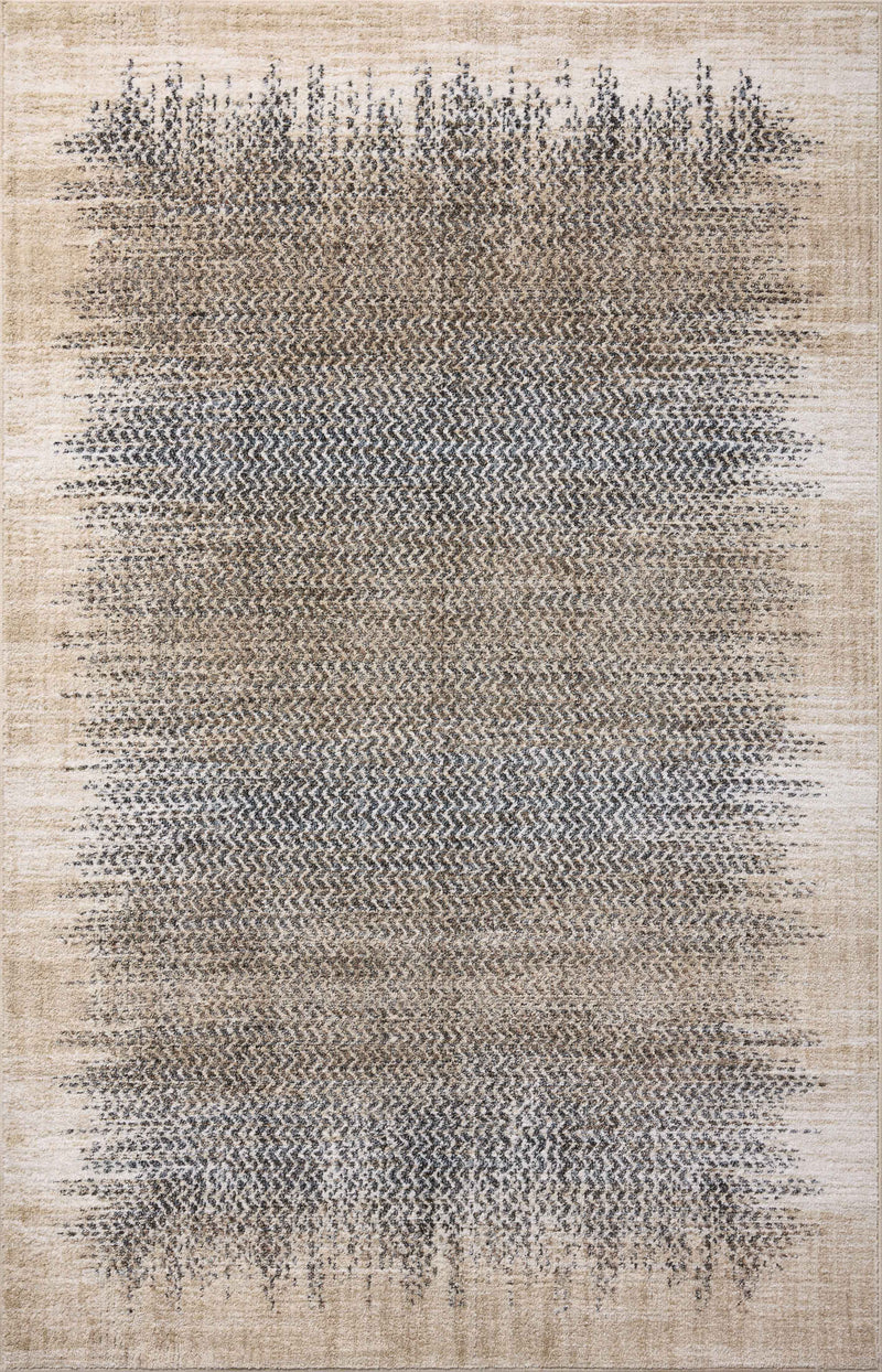 Loloi Wyatt Stone / Beige 2'-6" x 4'-0" Accent Rug Gray Accent Power-Loomed Polypropylene/Polyester