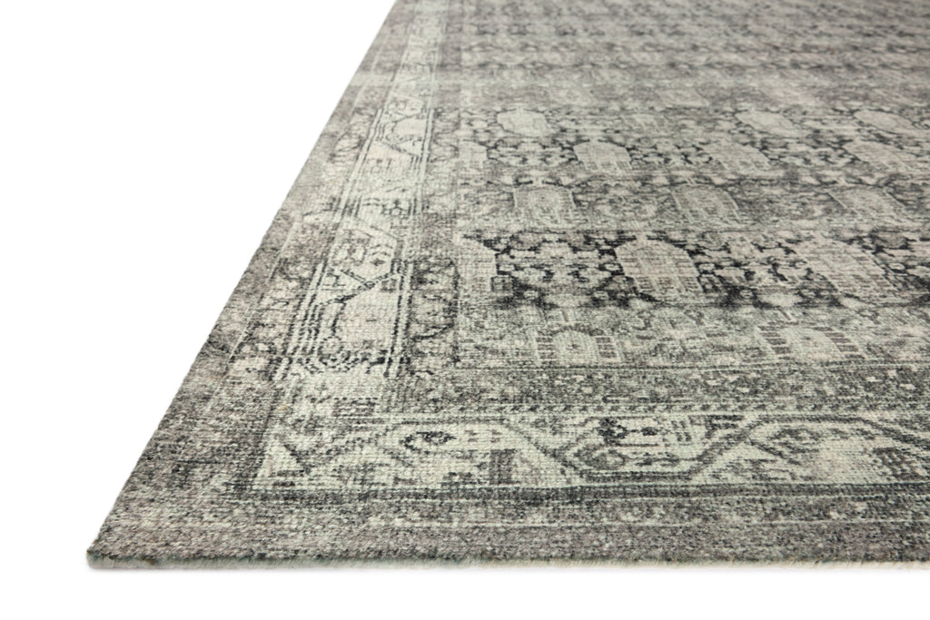 Magnolia Home by Joanna Gaines x Loloi Wimberly Rug in Granite / Cream Gray Accent Hand-Tufted Polyester