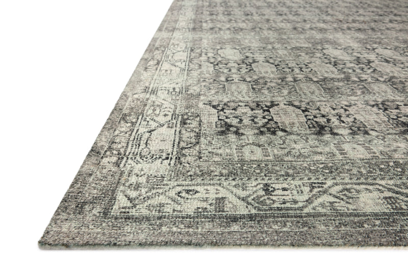 Magnolia Home by Joanna Gaines x Loloi Wimberly Rug in Granite / Cream Gray Accent Hand-Tufted Polyester