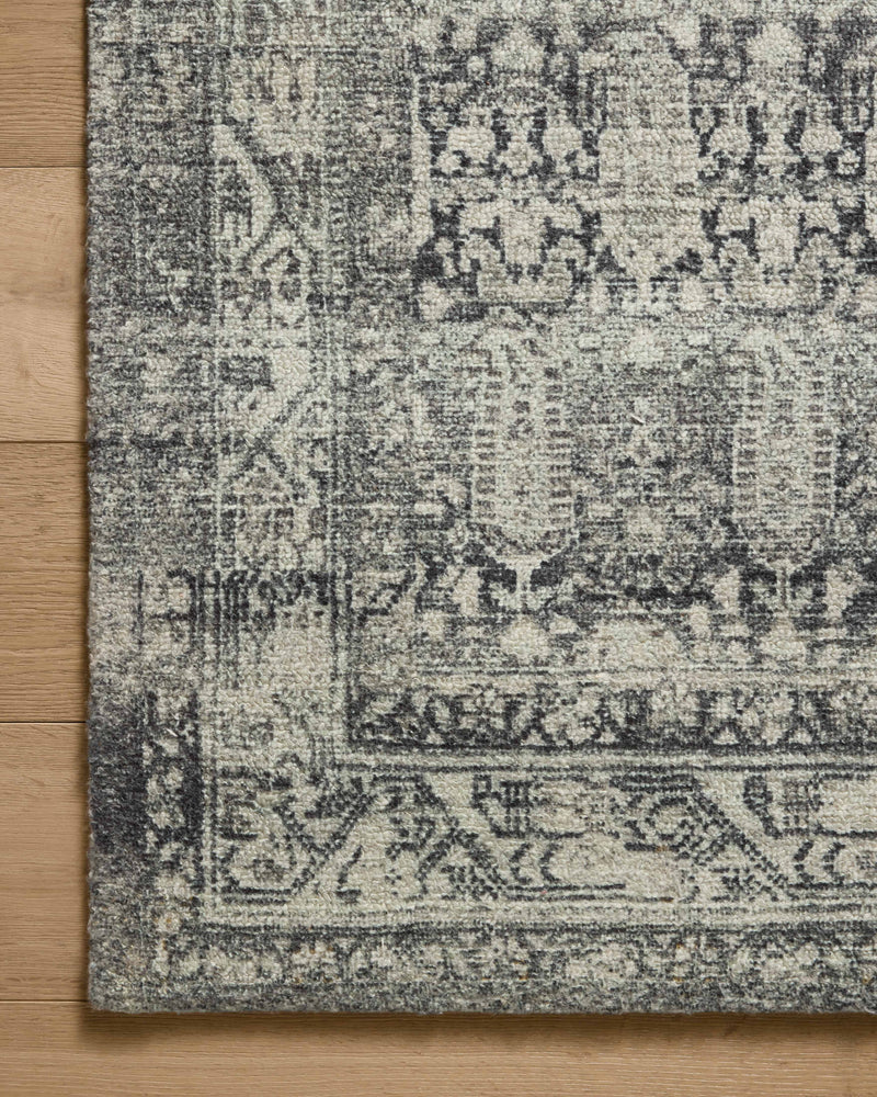 Magnolia Home by Joanna Gaines x Loloi Wimberly Rug in Granite / Cream Gray Accent Hand-Tufted Polyester