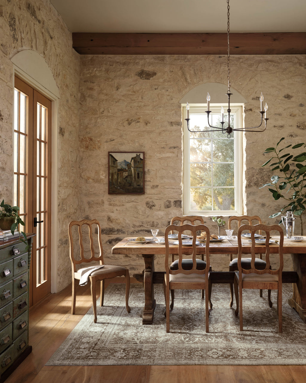 Magnolia Home by Joanna Gaines x Loloi Wimberly Rug in Bark / Ivory Beige Accent Hand-Tufted Polyester