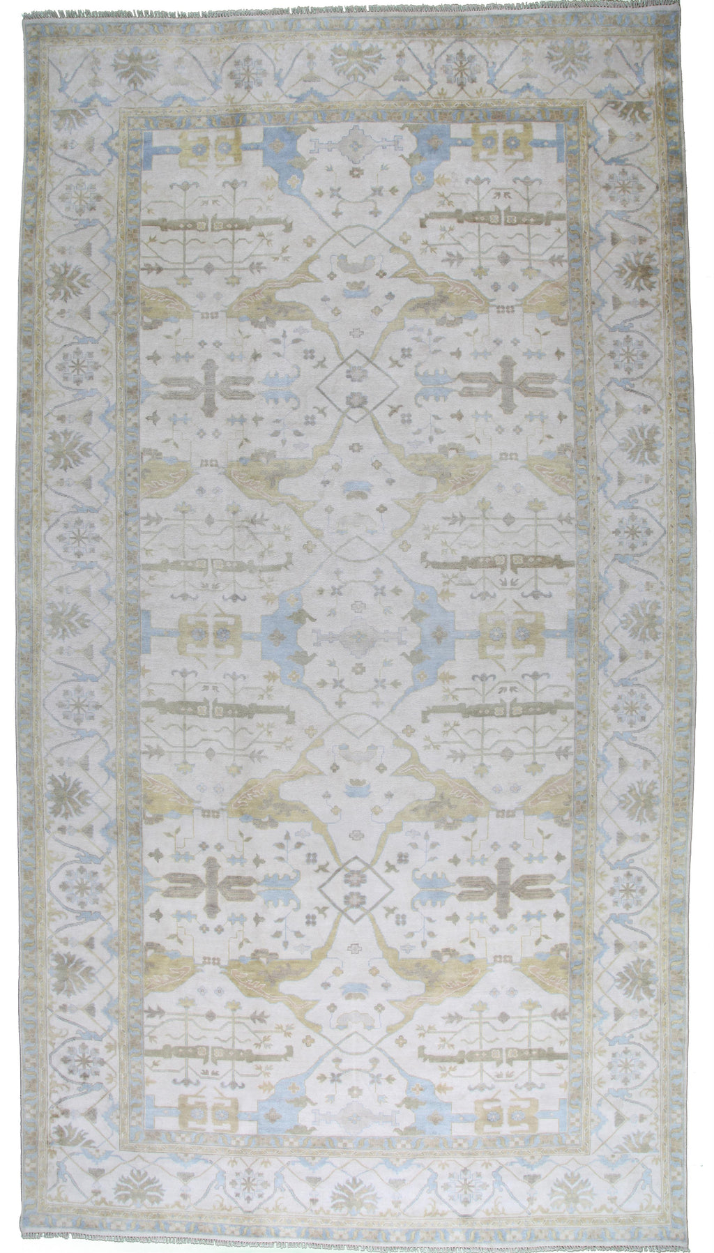 IndUshak Collection Rug in Ivory 11'-10" x 21'-02"