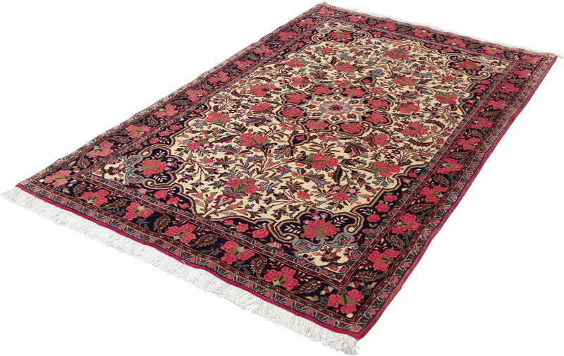 Persian Bidjar Hand-Knotted Wool Rug 4'7''x7'0''