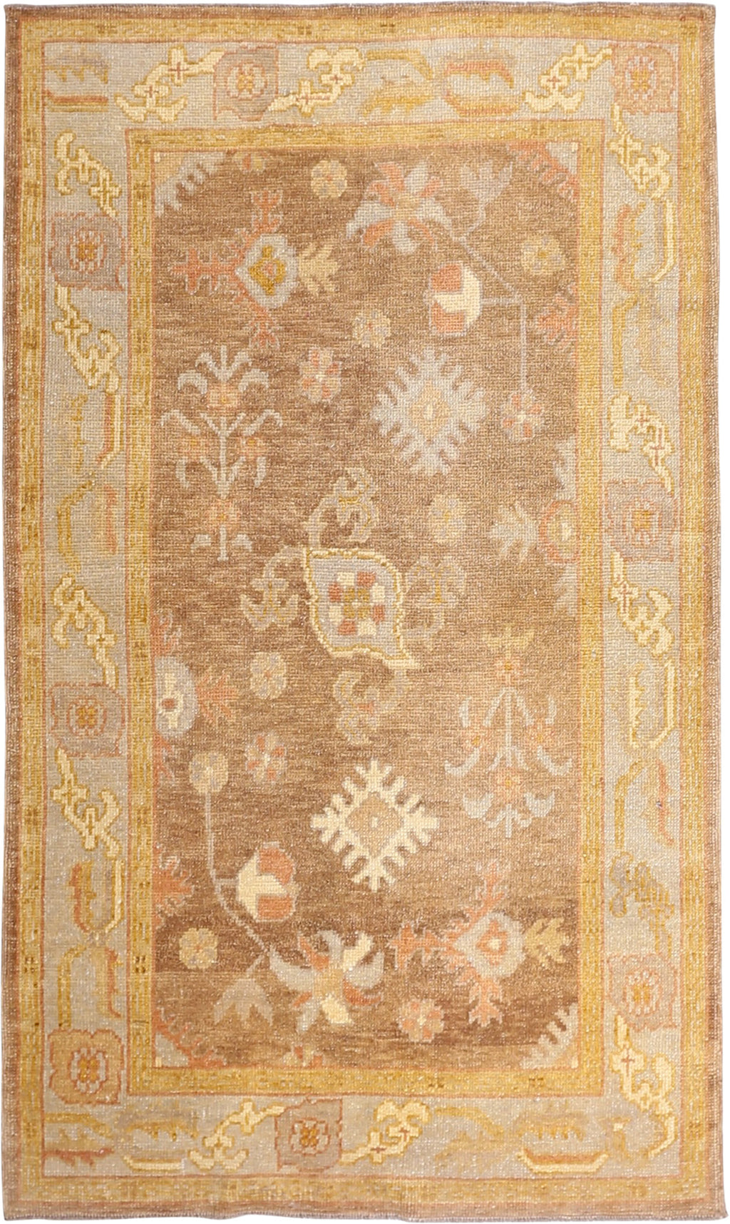 Ushak Wool Rug 4'2''x7'1''