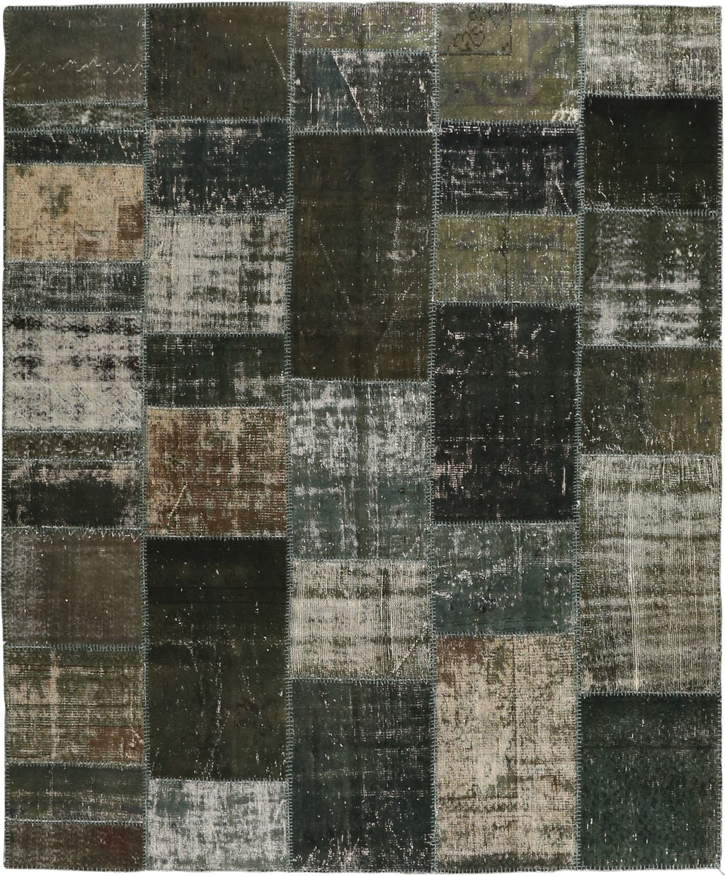 Rug Patchwork Wool Patchwork 8'2''x10'0''