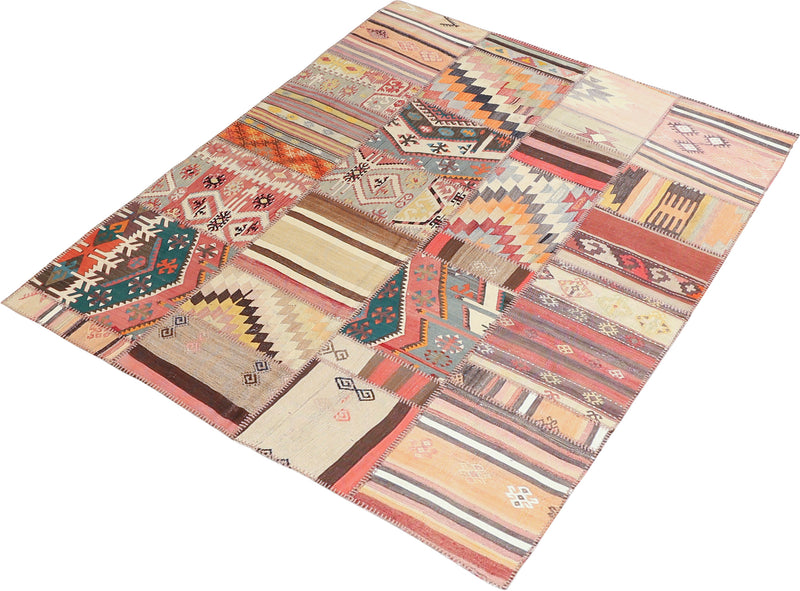 Patchwork Collection Kilim 5'7''x7'7''