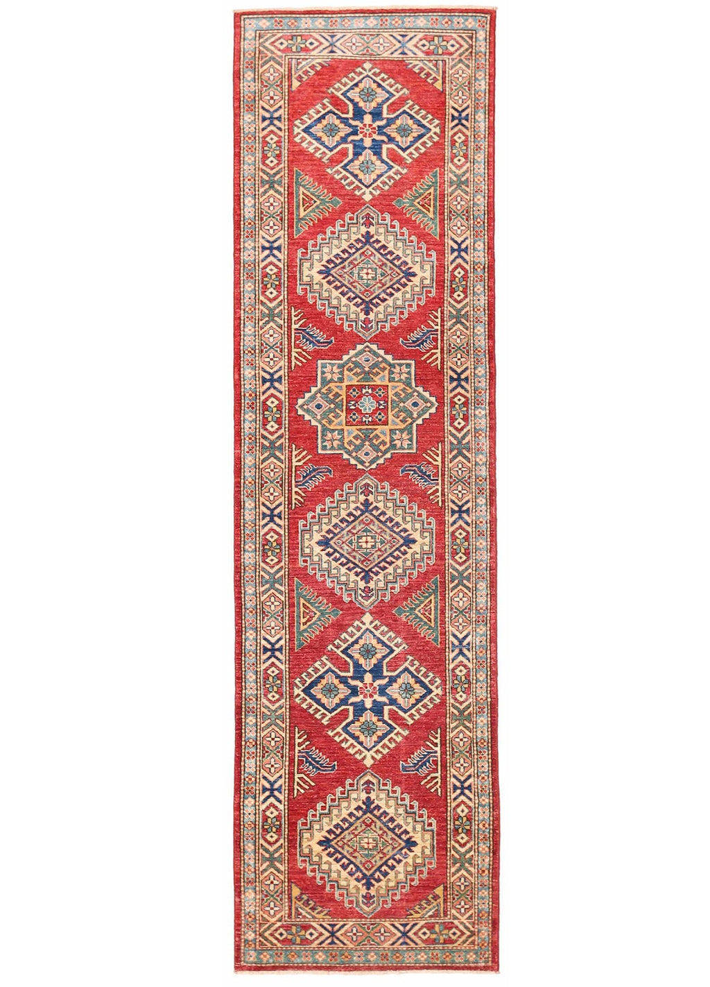Afghan Kazak Collection Rug 2'5''x8'11''