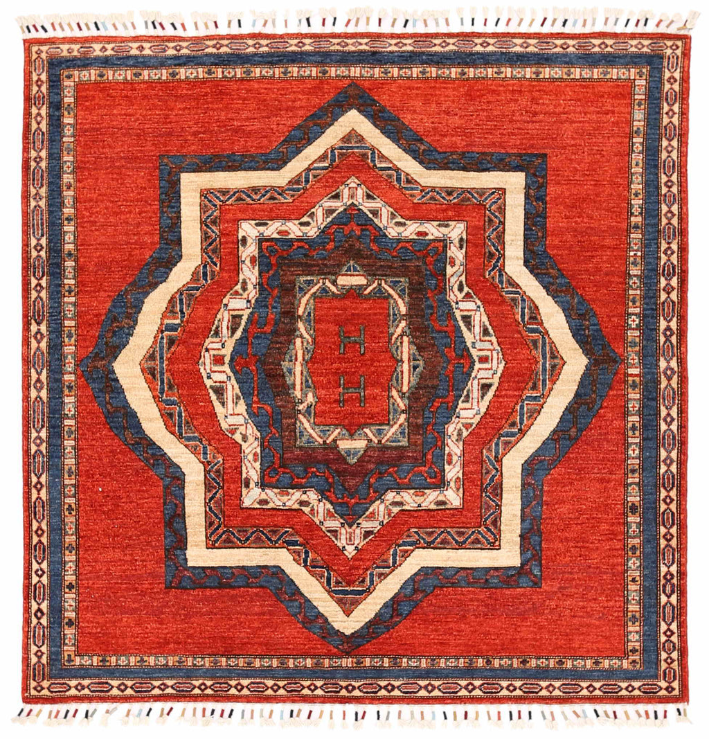 Oushak - Fine Wool Rug 4'10''x4'10''