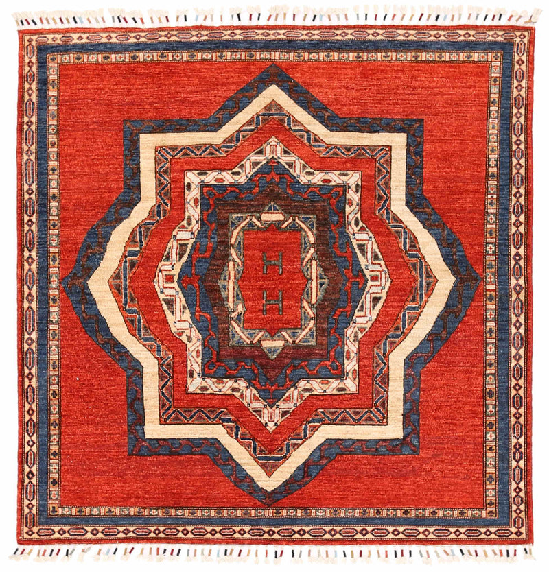 Oushak - Fine Wool Rug 4'10''x4'10''