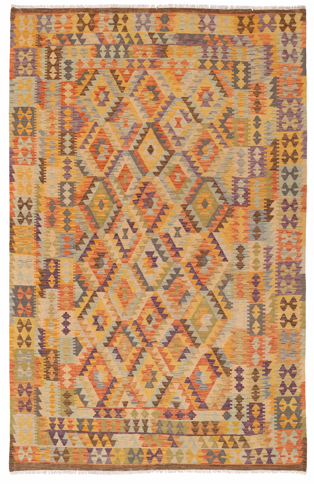 Nur Kilim Wool Rug 6'4''x9'9''