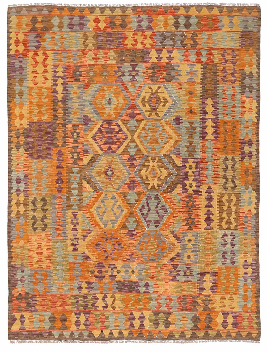 Nur Kilim Wool Rug 4'11''x6'5''