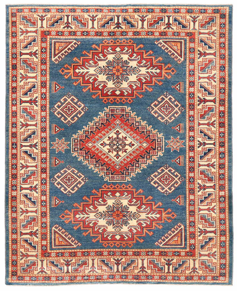 Kazak Wool Rug 5'0''x6'3''