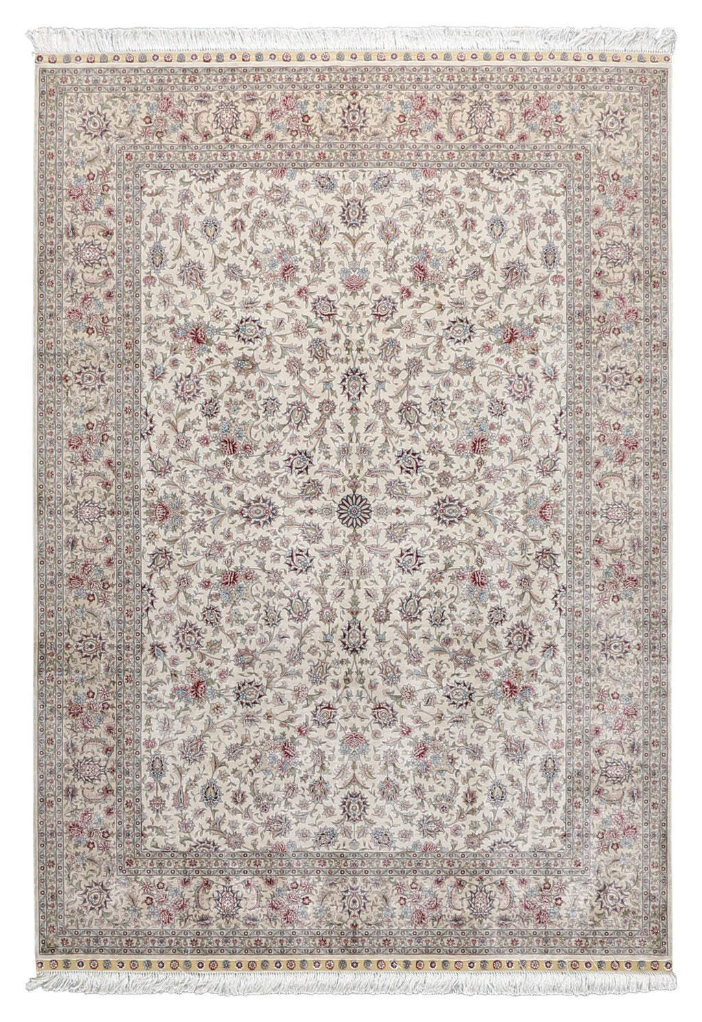 Persian Style Silk Rug 5'8''x8'2''