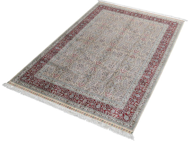 Seda Collection Pure Silk Hand-Knotted Rug 5'8''x8'1''