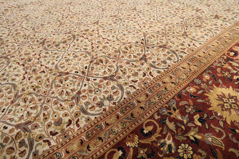 Farahan Collection Rug in Ivory/Rust 10'-0" x 13'-8"