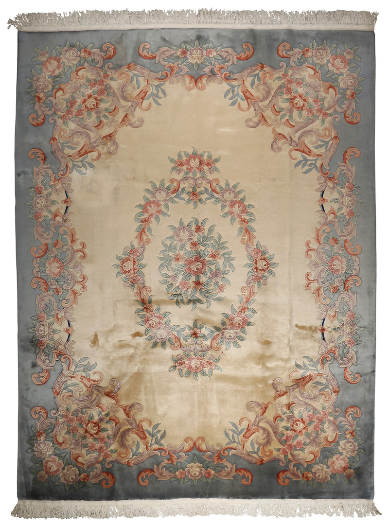 Savonnerie Wool Rug 9'0''x12'0''