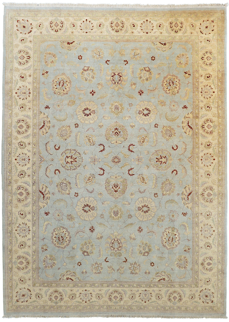 Persian Kashan Hand-Knotted Wool Rug 8'2''x11'8''