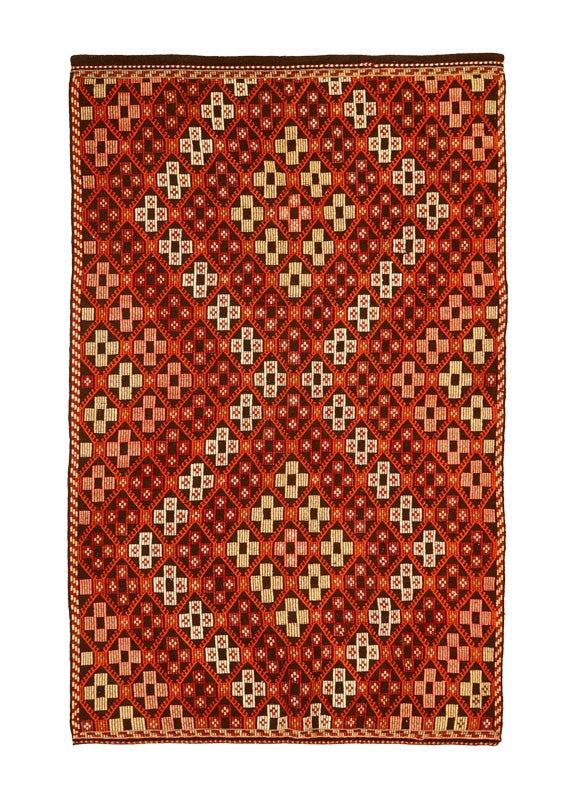 Vintage Kilim Goathair Rug 6'3''x9'10''