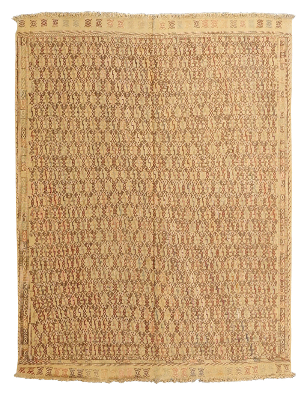 Vintage Kilim Wool Rug 5'5''x7'3''