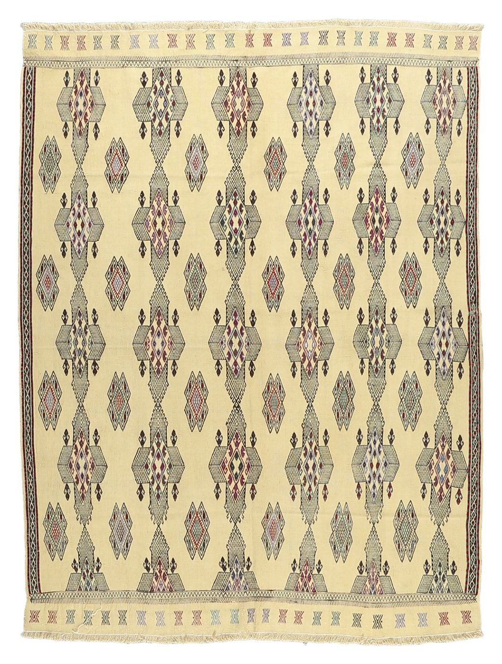 Vintage Kilim Goathair Rug 5'9''x7'7''