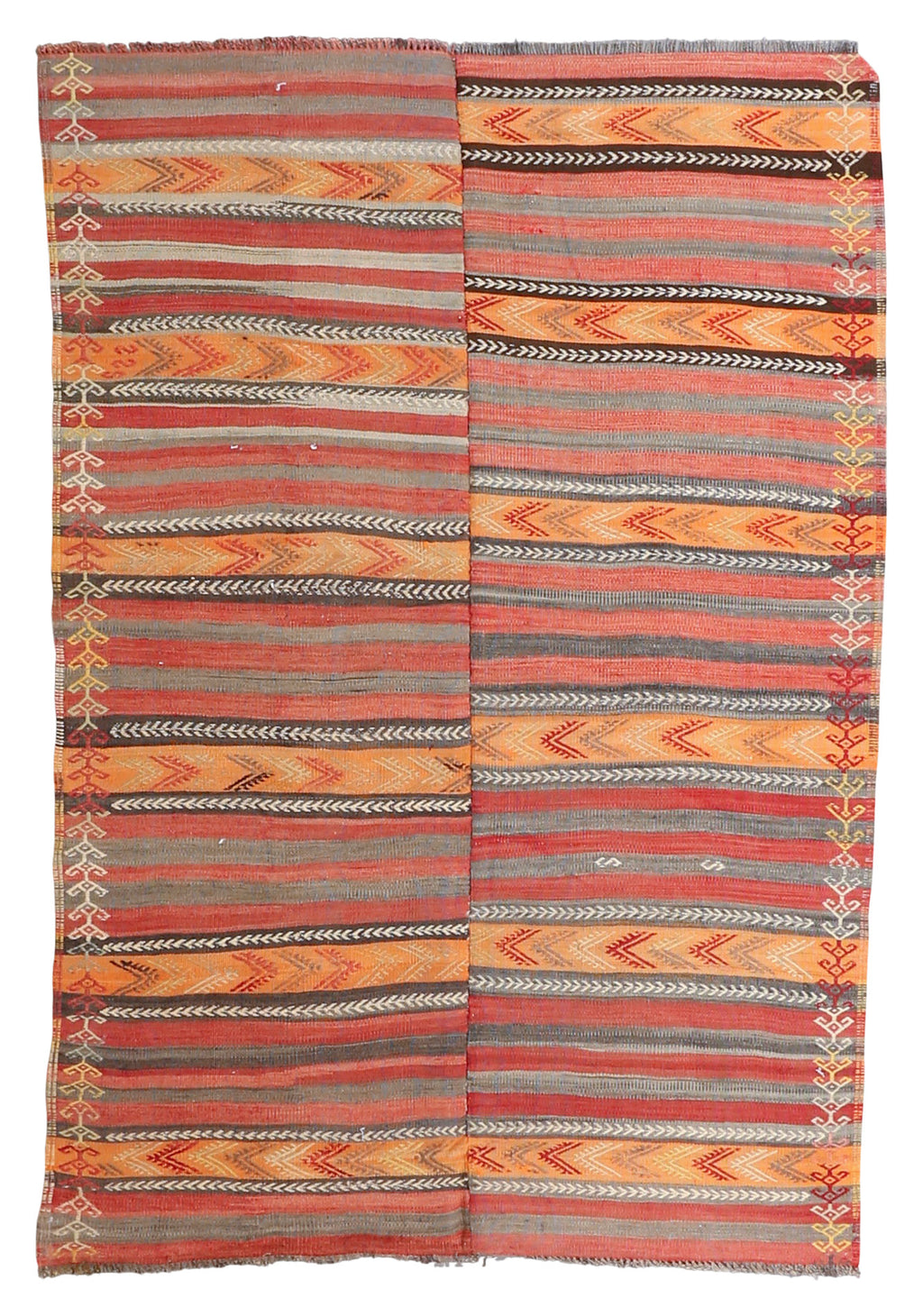 Vintage Kilim Wool Rug 5'2''x7'7''