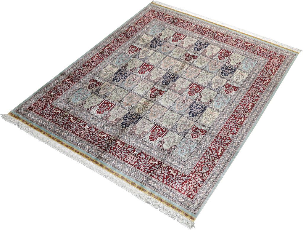 Seda Collection Pure Silk Hand-Knotted Rug 8'4''x8'4''