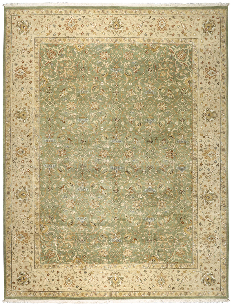 Persian Kashan Hand-Knotted Wool Rug 8'4''x11'5''