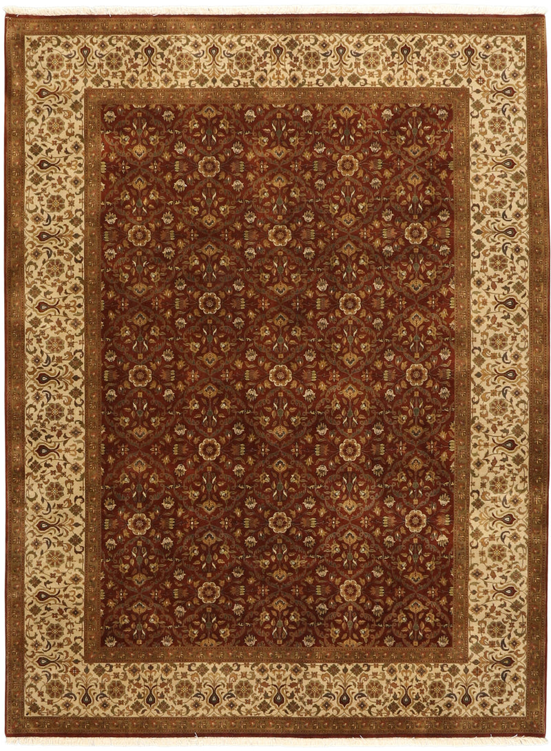 Farahan Wool Hand Knotted 7'2''x9'5''