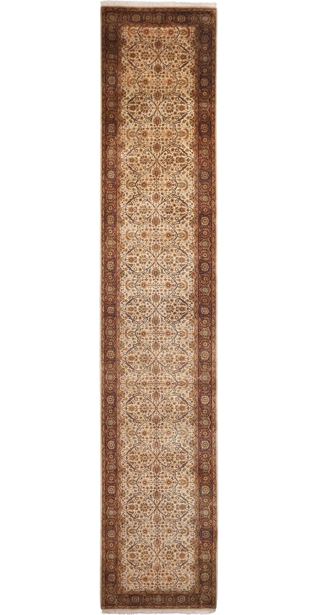 Farahan Collection Rug in Ivory/Rust