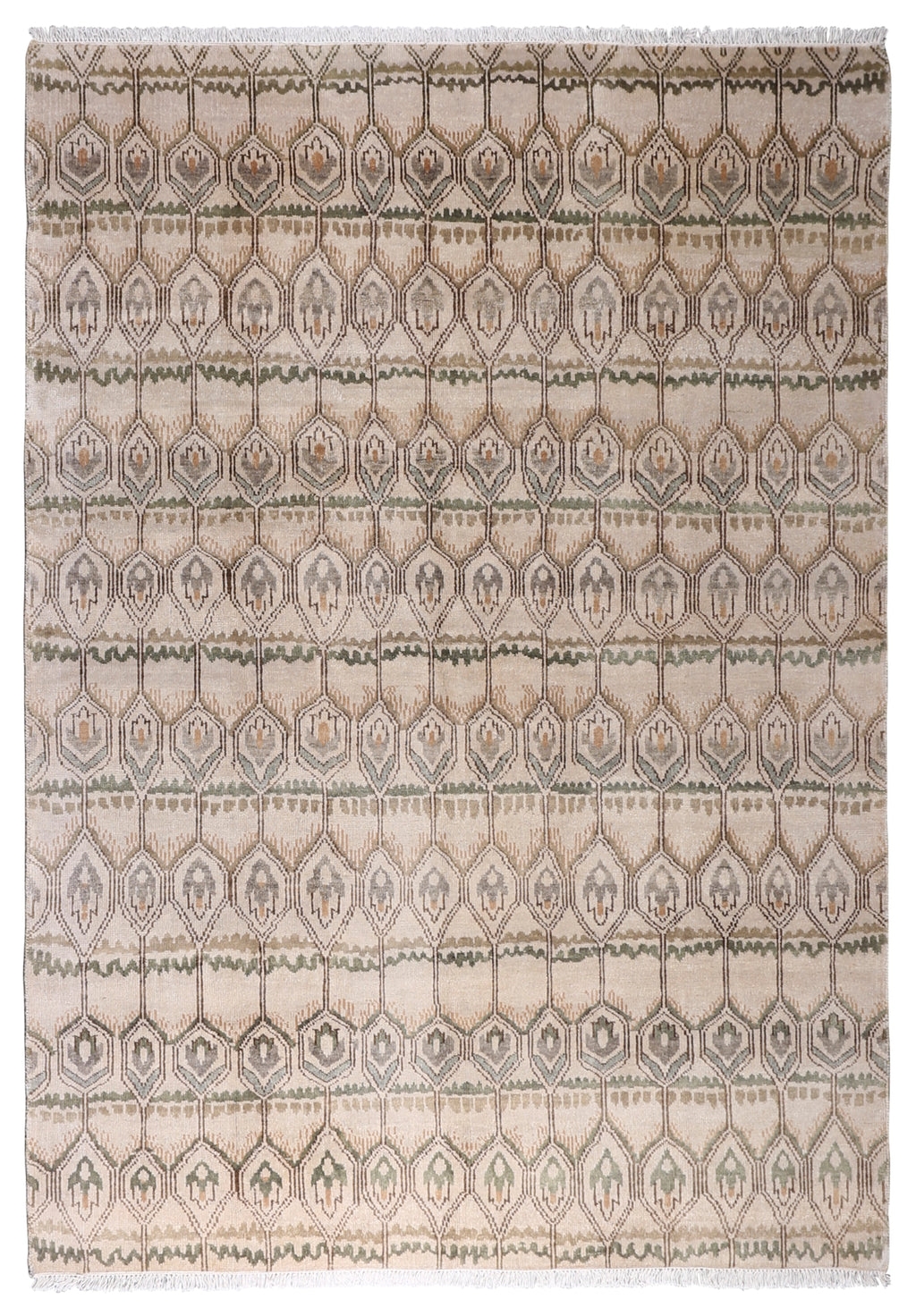 Chenab Wool Rug 6'2''x8'10''