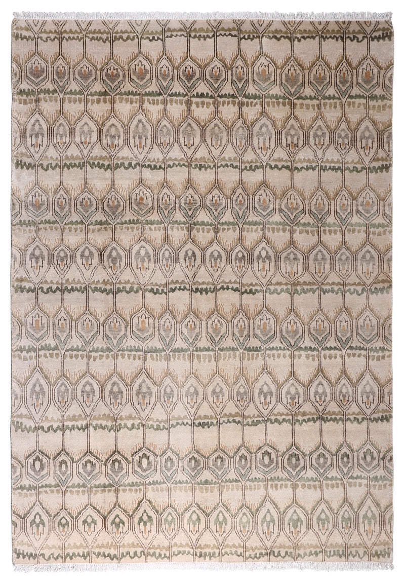 Chenab Wool Rug 6'2''x8'10''