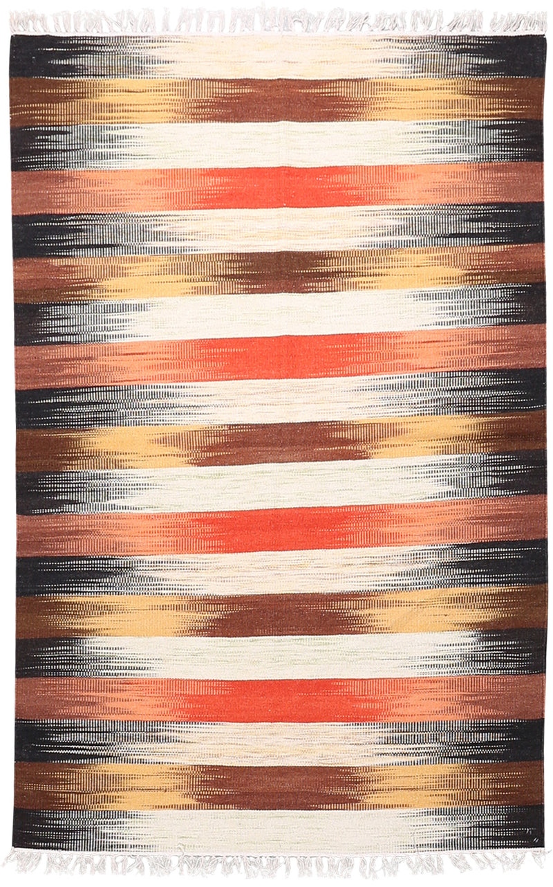 Hind Kilim Wool Rug 3'0''x5'0''