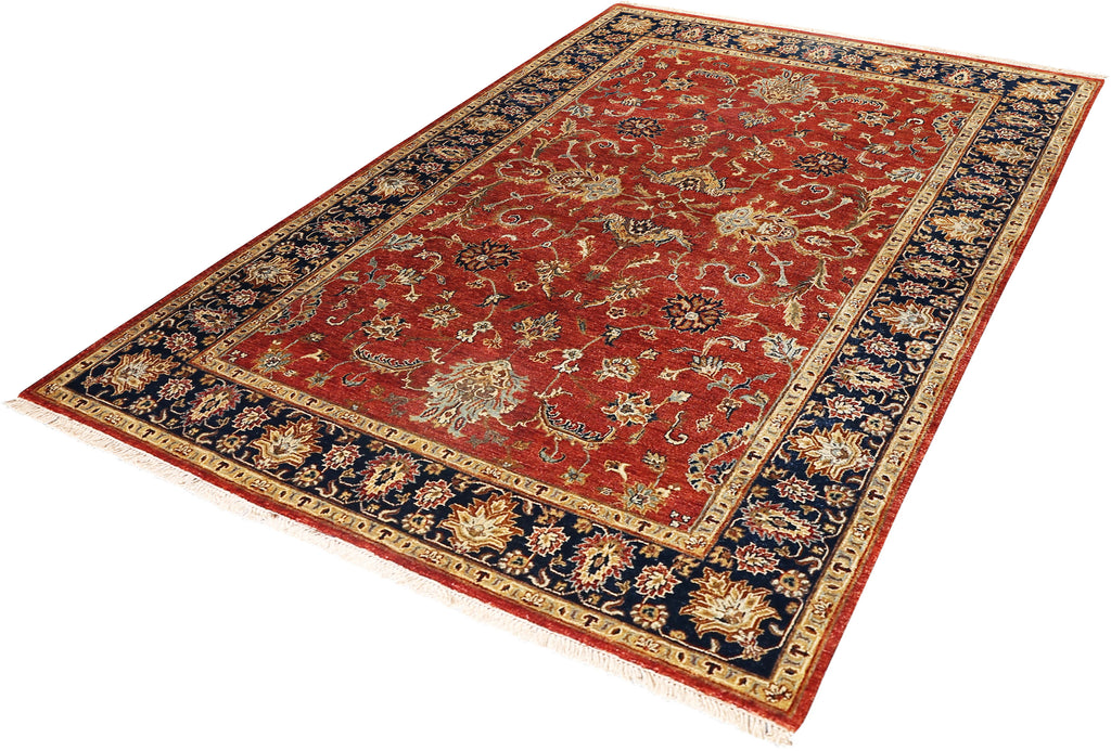 Scala Collection Rug 6'-0" x 9'-0" in Red/Navy