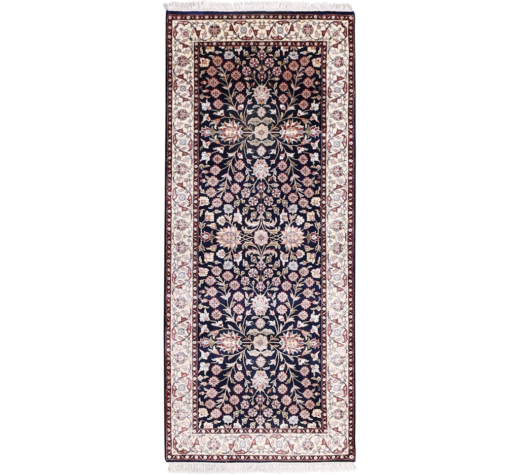 Hereke Wool/Art Silk Rug 2'7''x6'1''