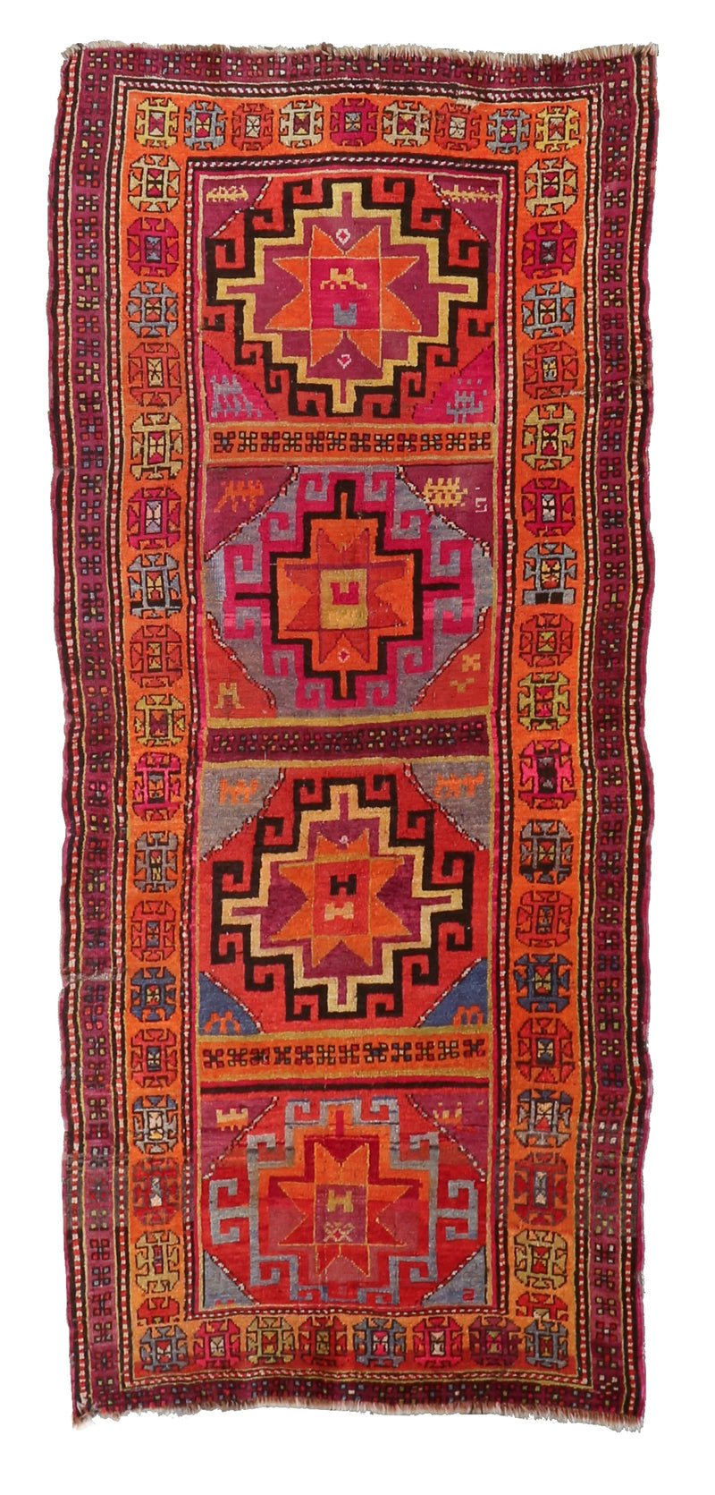 Anatolian Wool Rug 4'2''x9'10''
