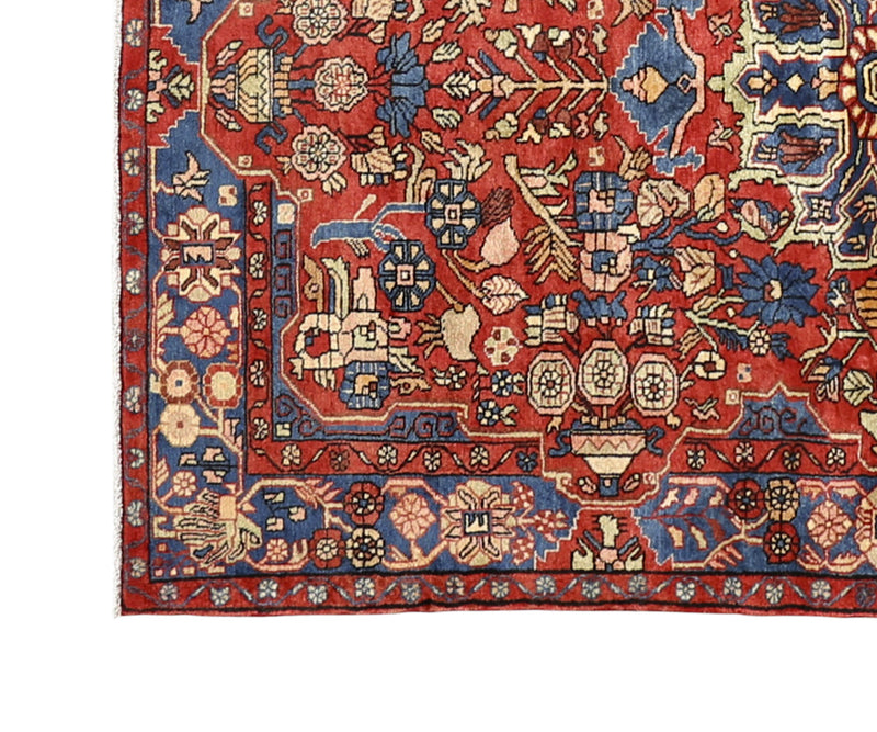 Persian Nahavand Hand-Knotted Wool Rug 5'1''x7'7''
