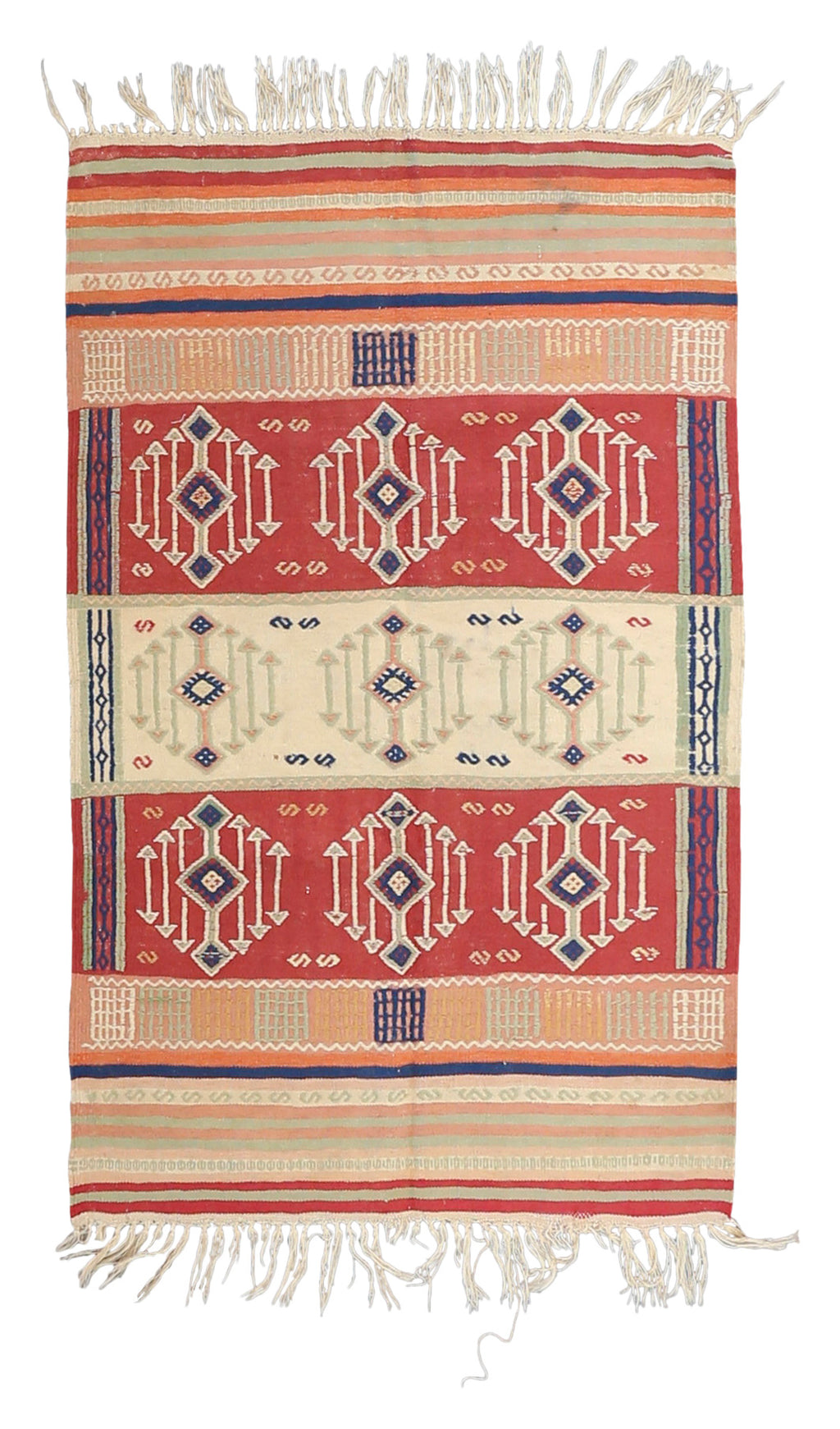 Kilim Wool Rug 3'8''x5'11''