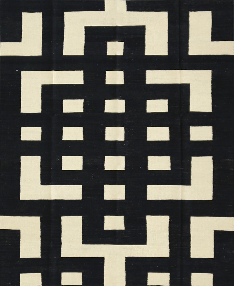 Kilim - Modern Wool Rug 6'3''x7'7''