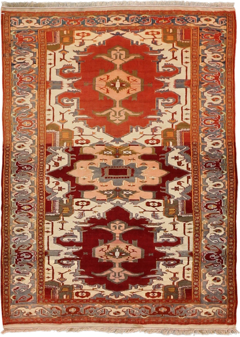 Persian - Luxury Wool Hand Knotted 4'0''x5'5''