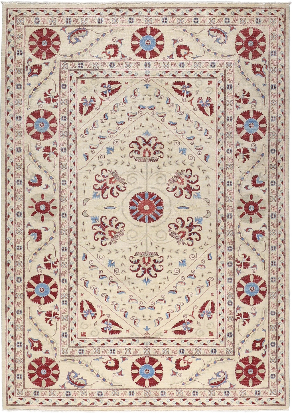 Semerkand Wool Rug 6'6''x9'4''