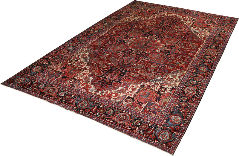 Persian Fine Heriz Hand Knotted 9'8''x13'1''